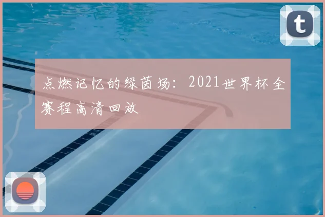 点燃记忆的绿茵场：2021世界杯全赛程高清回放